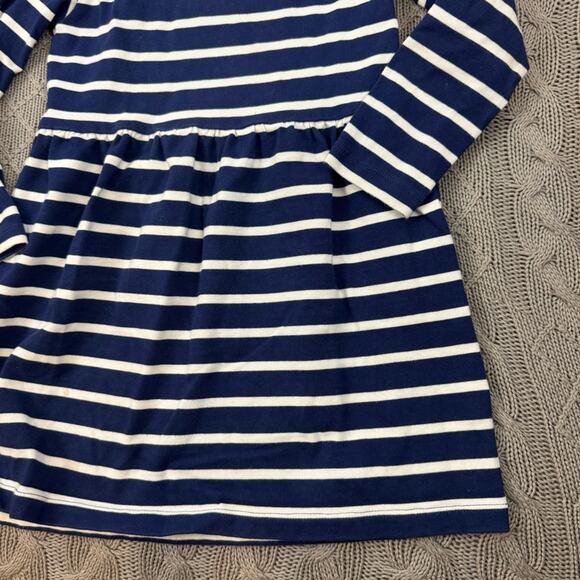 Vineyard Vines Navy and White Striped Turtleneck Girls Dress ~ 4T - Picture 3 of 12